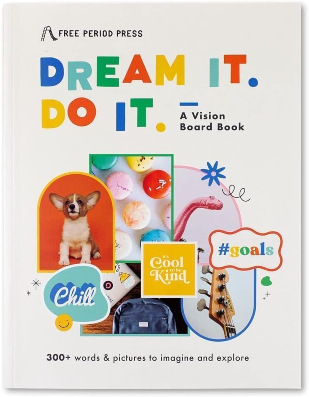 Vision Board Book, 700+ Words & Images in All Categories (Multicolor) 8.5 x 11 x 0.25 inches
